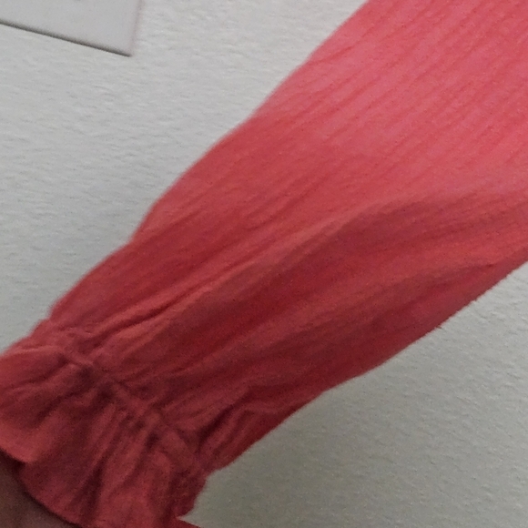 Vero Moda puff sleeve roushing on sides of top size xs - Picture 7 of 13